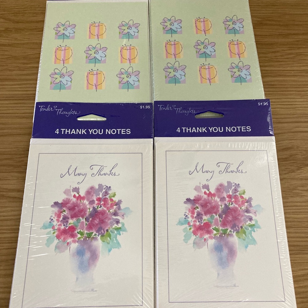 Bundle Blank Notes (8 cards) & Thank You Notes (8 cards) - NWT